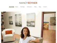 Tablet Screenshot of nancyreyner.com